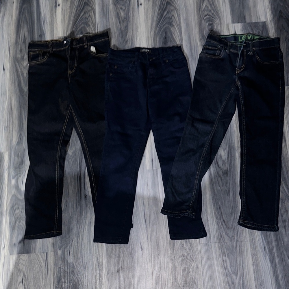 Levi's Trio of Deep Indigo Jeans